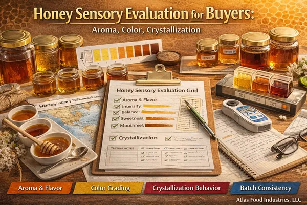 Honey Sensory Evaluation for Buyers: Aroma, Color, Crystallization