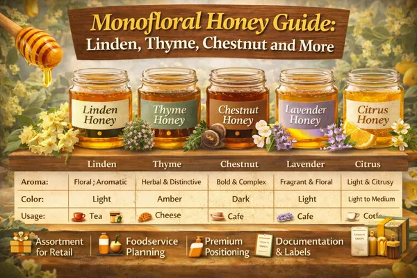 Monofloral Honey Guide: Linden, Thyme, Chestnut and More